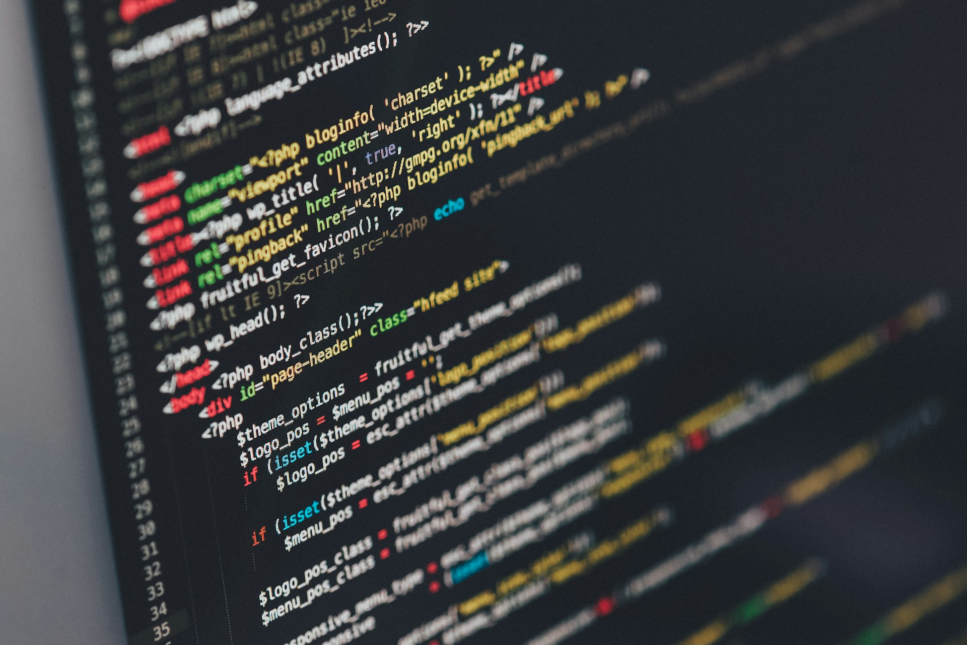 Code on screen during generative AI application development